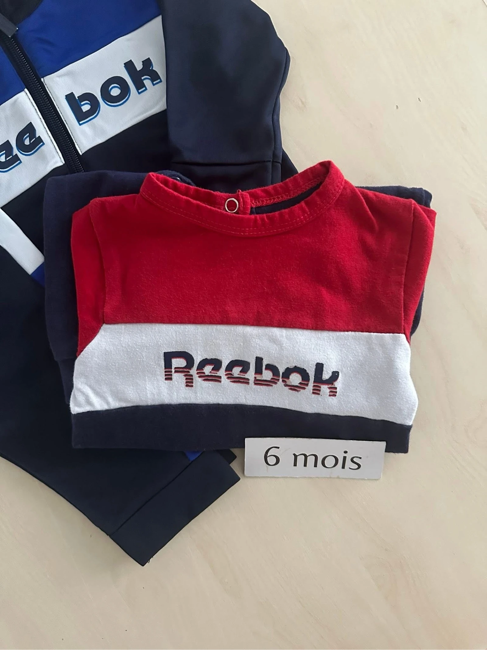 Ensemble bébé garçon - taille 6 mois - reebok  – photo 4